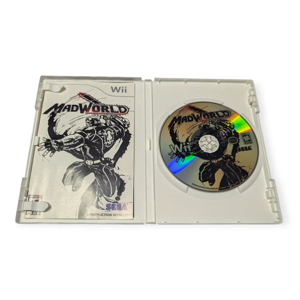 MadWorld Nintendo Wii SEGA Action Game CIB Complete with Manual PlatinumGames